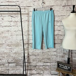 adidas Women’s Cropped Athletic Track Pants - Size Medium